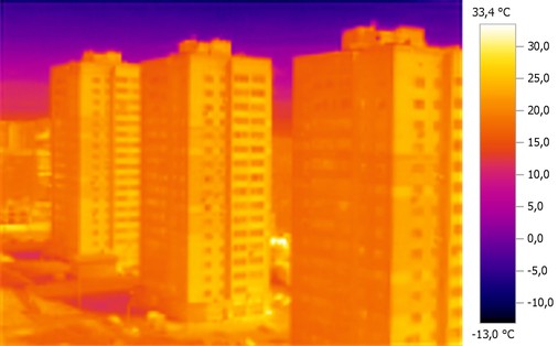 Обследование тепловизором квартиры в Уфе с отчетом